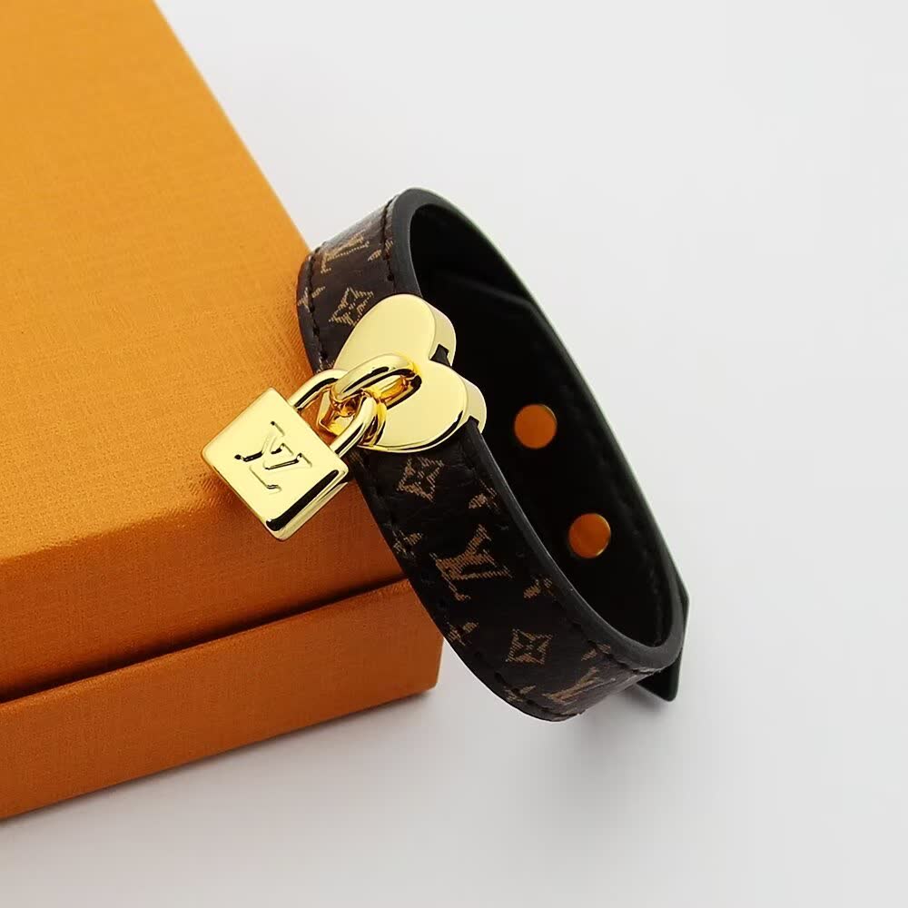 Louis Vuitton Monogram Lock Bracelet